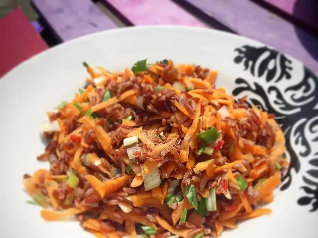Fiery Red Rice Salad
