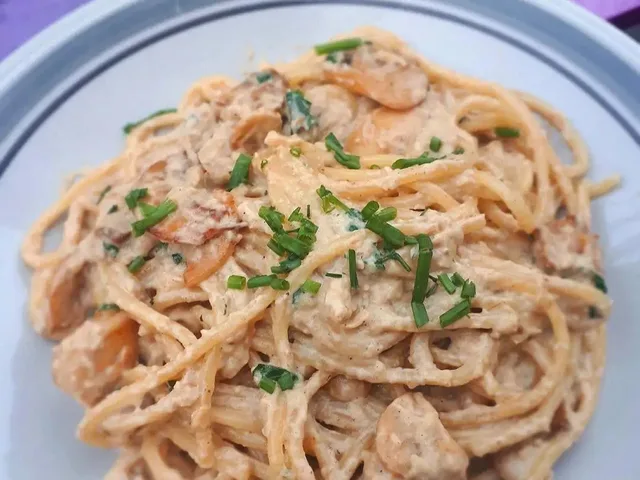 Pasta in a Mushroom Sauce