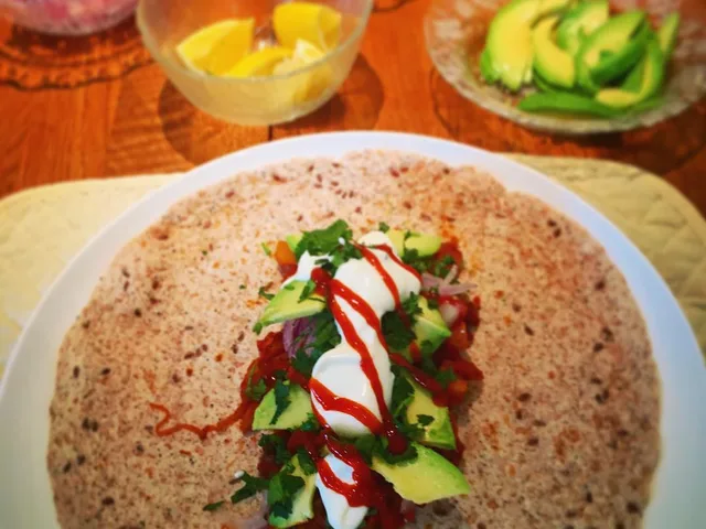 Spiced Black Bean Wraps